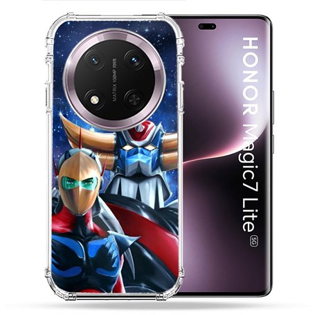Cokitec Coque Renforcée pour Honor Magic 7 Lite 5G Manga Goldorak