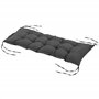 Outsunny Coussin d'assise pour Banc de Jardin Rembourrage épais 100 x 40 x 10 cm