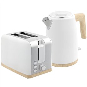 HOMCOM Ensemble bouilloire et grille-pain 2200W