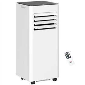 HOMCOM Climatiseur mobile 7000 BTU/H 2