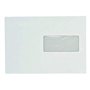 lot de 1000 enveloppes courrier A5 avec fenêtre - C5 papier velin blanc 90g format 162 x 229 mm une enveloppe blanche avec ferme