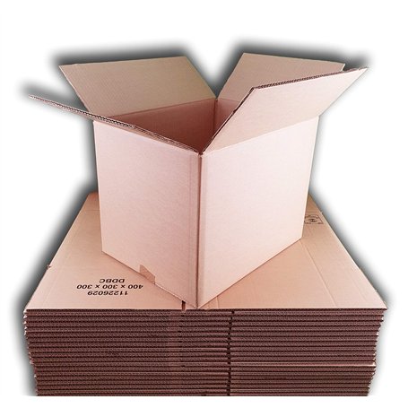 Lot de 20 Carton de déménagements renforcé 40x30x30