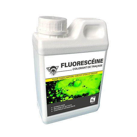 Méduze - Fluorescéine Traceur Ultra concentré 1L avec Bouchon doseur