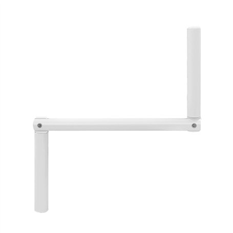 Poignée de manivelle blanche - Pour volet roulant à manivelle - Longueur 410 mm - Coloris blanc - Acier zingué