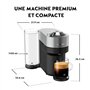Machine à café Nespresso Krups Vertuo Pop+ Argent YY5359FD