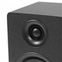 Plugger Studio MS4-BT Enceintes multimédia Bluetooth 2 voies Moniteurs de Studio sans fil. Bois, Noir. Ecoutes actives pour smar