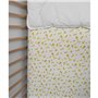 Drap housse Jersey enfant imprimé savane Jaune 70x140 cm