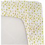 Drap housse jersey - DOMIVA - Savane - 60 x 120 cm - Coton extensible - oeKO-TEX