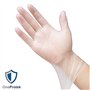 OneProtek Gants jetables en Vinyle - Lot de 2x Boîtes de 100 gants jetables Taille M - non poudrés, sans latex - Multi-usages et