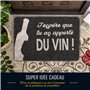 Zinello Design - Paillasson Personnalisé – Tapis d’Entrée Gris Noir 40x60 cm Intérieur Extérieur avec Message Personnalisé – Ant