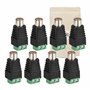 8X Bornier RCA femelle domino coaxial 2 voies sécurité vidéo cctv sans soudure