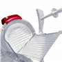 Trancheuse à Jambon Premium 250 mm – Épaisseur Réglable 0 à 15 mm – Design Rouge Élégant – Haute Performance et Finitions Supéri