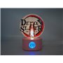 TEKNOFUN - - Licence Officiel Demon Slayer - Réveil Lumineux NEZUKO 20 cm - 2 Modes d'éclairage - Fonctionne avec 3 x AAA/Câble 