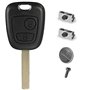 Clé Plip Compatible avec 107 207 307 407 106 206 306 406 Aygo Kit + 2 Switch Boitier de Télécommande @Pro-Plip