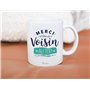 Manahia Mug voisin - Merci d’être un Voisin au Top - Imprimé en France - 330 mL en Céramique - Cadeau Voisin - Fête des Voisins 