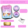 RXLITE Nouveauté 2024 Kit créatif premium de 10 Cartes d'invitation anniversaire à gratter thème princesses en français: 10 Cart