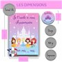 RXLITE Nouveauté 2024 Kit créatif premium de 10 Cartes d'invitation anniversaire à gratter thème princesses en français: 10 Cart