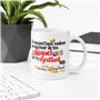 Mug Humour Collègue Tasse Message Drôle Rigolo. Idée Cadeau Original pour Départ en Retraite Mutation Travail Bureau Homme Femme