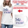 Mug Humour Folle Attachante Tasse Message drôle. Idée Cadeau Original Amie Couple Amoureux Collègue Frère Sœur Fille Femme Copin