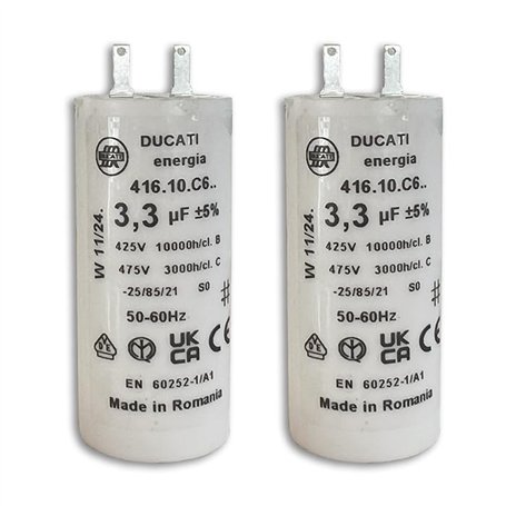 Lot de 2 Condensateurs 3