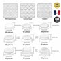 ✮Garantie A Vie✮-CZ Store®-Pieds adhesifs|Lot de 348 PCS/9 Tailles|✮Marque Française✮-butee pour Protection Meuble/Mur/Porte-but