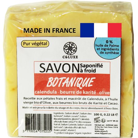 Savon CALENDULA saponifié à froid
