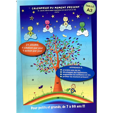 EMOTIO Développe ta confiance en 21 jours: Calendrier du moment présent