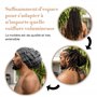 Bonnets De Bain Bogonoir Bonnet de Natation pour Cheveux Long Femme Homme Enfant Design Afro-Silicone Haute qualité- XS au Large