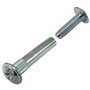 AERZETIX: 50 Ensembles vis d'assemblage mâle Femelle Meubles М4 15x27mm C41552
