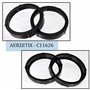 AERZETIX - C11626 - Lot de 2 Adaptateurs/Supports pour Haut-parleurs de Voiture Ø165 mm - côté de Montage portière Avant/arrière