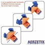 AERZETIX - C68476 - Lot de 4 Serres joint d'angle de menuisier 83x80x52 mm - presse d'angle - pince à angle droit 90° - outil de