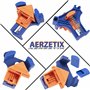 AERZETIX - C68476 - Lot de 4 Serres joint d'angle de menuisier 83x80x52 mm - presse d'angle - pince à angle droit 90° - outil de