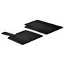 Gledring Set tapis de caoutchouc compatible avec Smart ForTwo 2006-2014 (T profil 2-pièces + clips de montage)