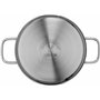 WMF Diadem Plus - Batterie de cuisine 4 pièces, acier inoxydable, convient pour induction, 1 casserole basse de 20 cm, 2 cassero