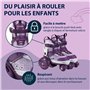 HUDORA Patins à roulettes My First Quad en différentes tailles & couleurs - Rollers à taille réglable de qualité pour enfants ju