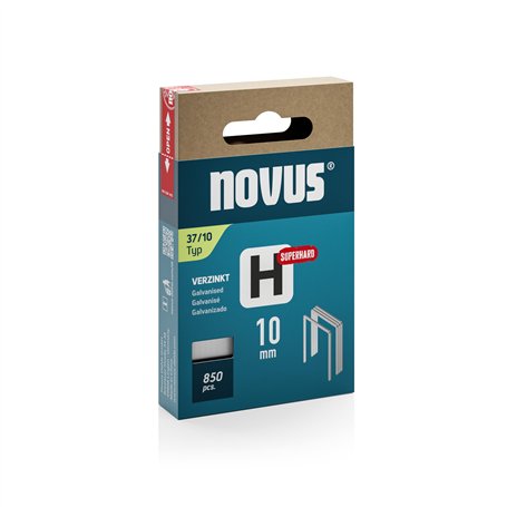 NOVUS TOOLS Agrafes en fil fin 10 mm de type 37 super dure
