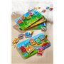 HABA - Jeu de laçage Grenouille en Balade - en Bois - 305229 - Jeu éducatif - Dès 3 Ans Coloré