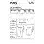 Patron Burda 9302 Pantalon fille léger à coulisse élastiquée ou pantacourt 7/8 - de 6 à 11 ans