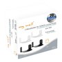 my wall Lot de 2 Supports muraux pour SonosEra100 – HS46L, Montage d'angle, Support Sonos Era 100, Charge maximale 3 kg, pour Fi