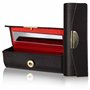 Fantasia Porte Rouge à lèvres Fermeture à pression Noir avec miroir L 8,7 cm x H 3 cm