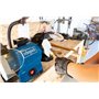 Scheppach Profi Doppelschleifer BG200AL mit Induktionsmotor und Arbeitslampe | 230V 550W - Ø200 mm Stein | K60 / K100 | Funkensc