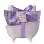 Accentra Set cadeau de douche pour femmes LAVANDE - Set de 3 pièces gel douche