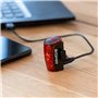 SIGMA Infinity | Feu arrière de vélo à LED avec 16h d'autonomie | Feu arrière à Batterie