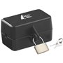 AGT Boîtier de protection avec cadenas pour fiche d'alimentation électr...