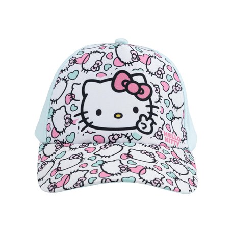Hello Kitty Casquette de baseball réglable pour fille Turquoise