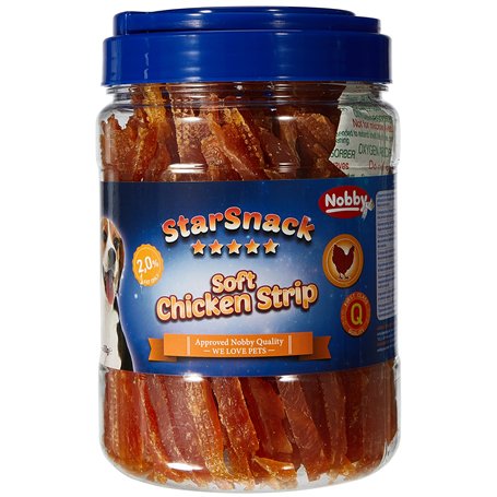 Nobby Starsnack Friandise Soft Poulet Strip pour Chien 450 g