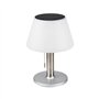 ito electronics Lampe de table solaire pour intérieur ou extérieur 3 niveaux 4-8 heures lumière lumière blanc chaud LED lumière