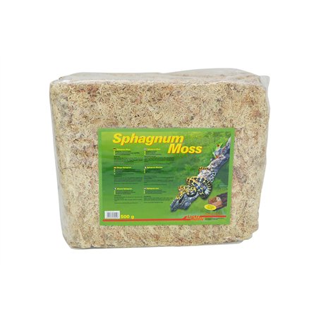 Lucky Reptile Sphagnum Moss - 500 g Brique de Mousse pour Terrarium - Augmente l'humidité de l'air - Mousse de Culture contrôlée