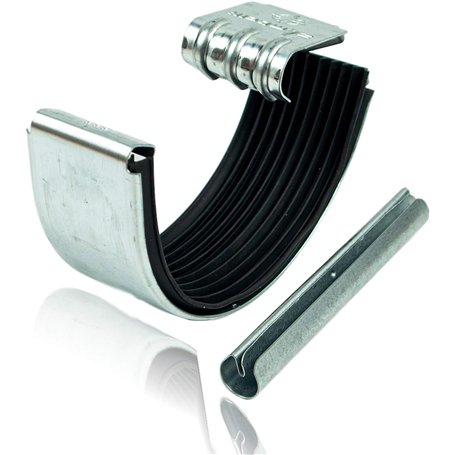 dachrinnen-shop.de 62262 Connecteur de gouttière Semi-Circulaire en Zinc Titane RG333