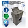 ProfiOffice Destructeur de Documents 80 Feuilles avec Alimentation Automatique, Coupe Micro P-4, équipé d'une Corbeille de 14 li